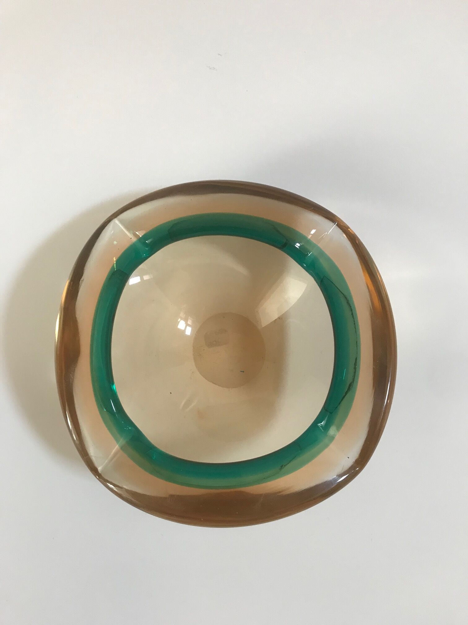 Sommerso Flavio Poli ashtray, 1960