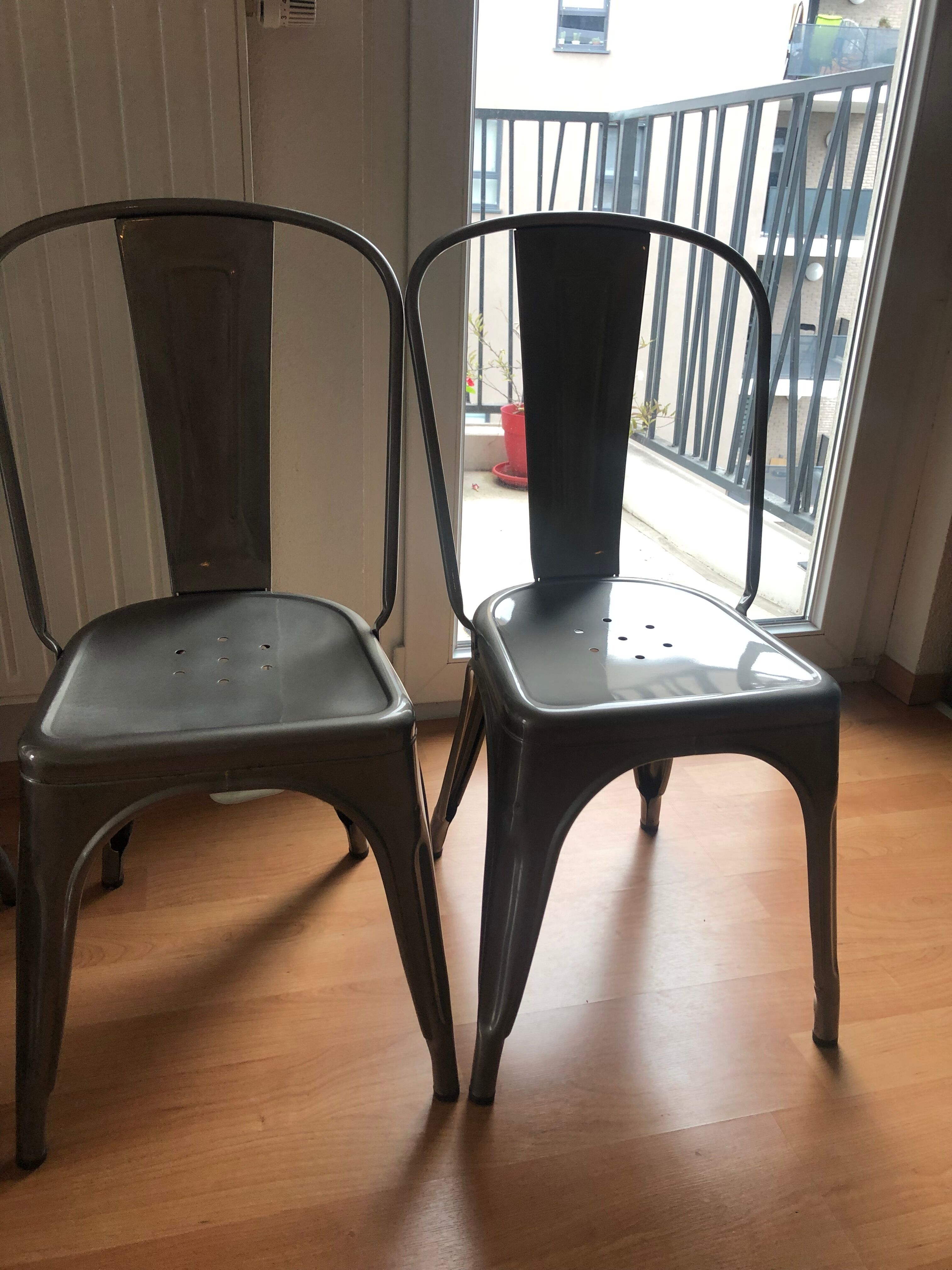 Set of 4 chairs A Tolix