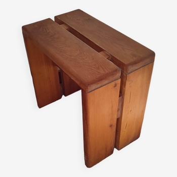 Tabouret Charlotte Perriand les Arcs 1969