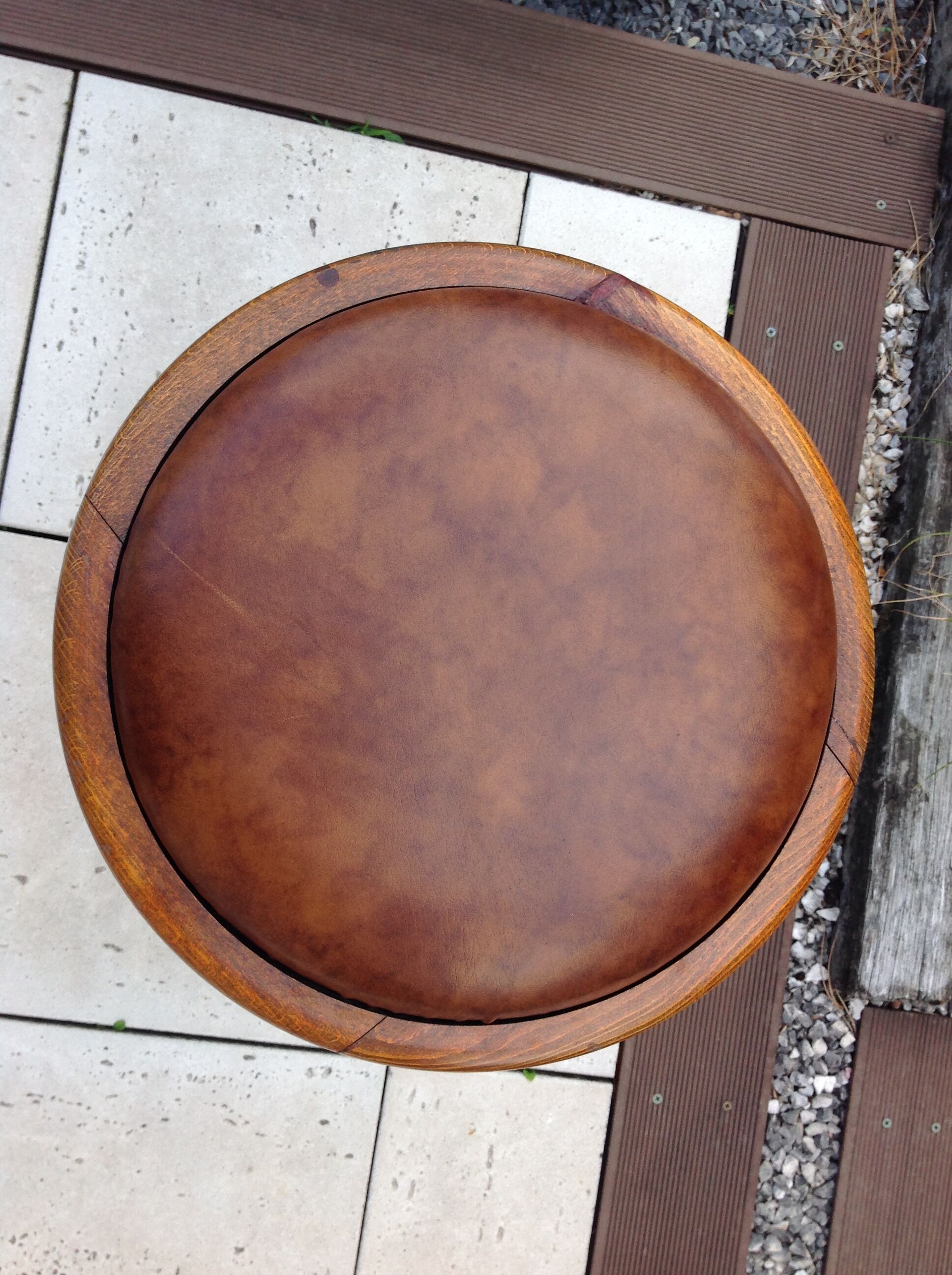 Old piano stool tripod feet / vintage 60s-70s