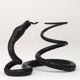 Sculpture of a serpent or wrought iron serpent in the style of Edgar Brandt, Austria, 1920s.