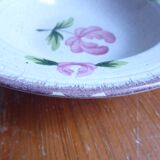 Assiette creuse en faïence Niderviller