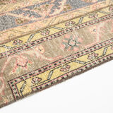 2x9 patchwork turkish runner rug