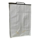 Drap léger blanc longues fibres
