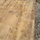 Louis Philippe style 1900s bistro farmhouse table with swivel legs