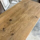 Raw bleached wood table