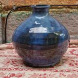 Vintage glazed ceramic vase Signed Z Karbowski