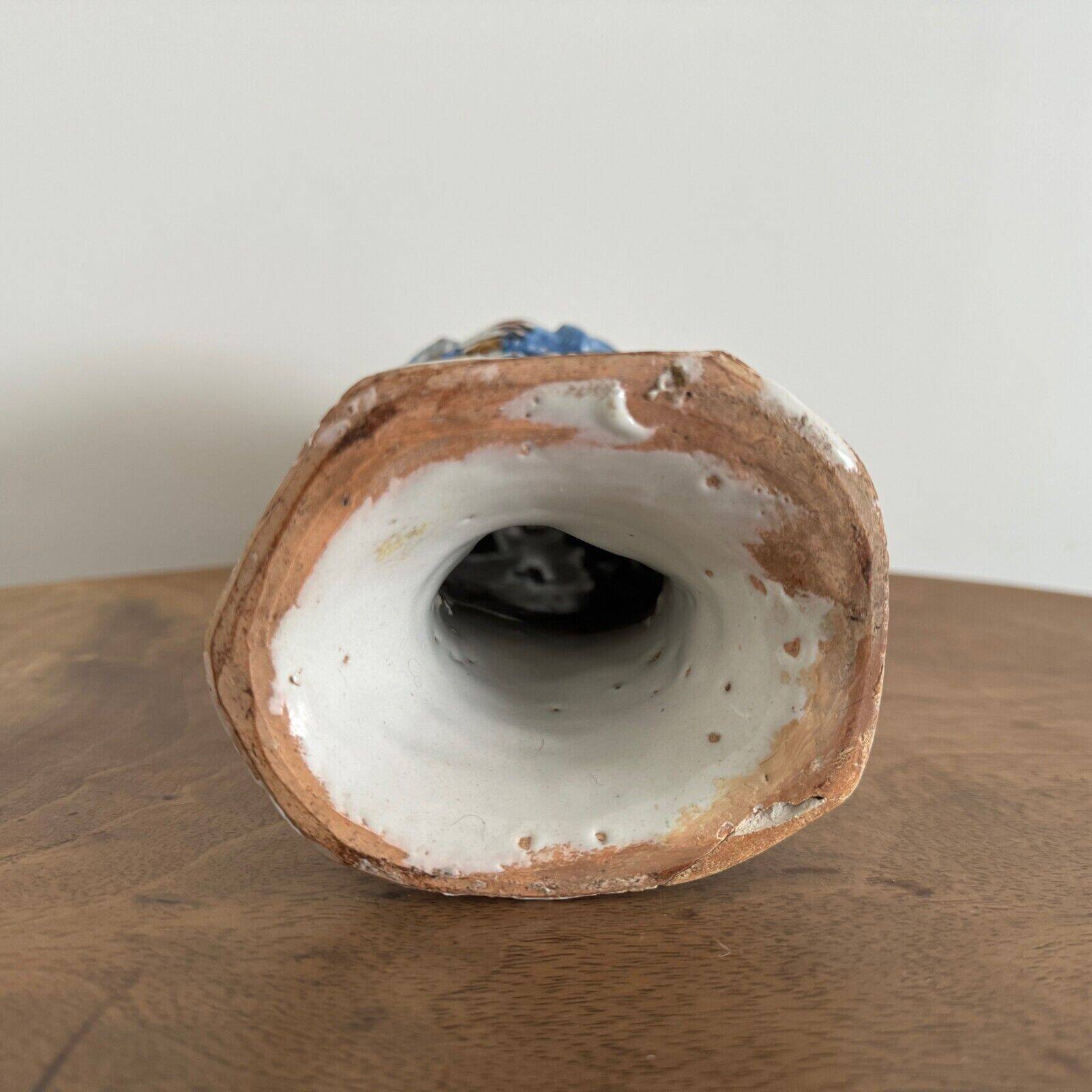 18th century Virgin Mary in Nevers earthenware