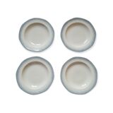 4 anciennes assiettes creuses Bavaria modèle Sissi bleu