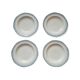 4 old hollow plates Bavaria model Sissi blue