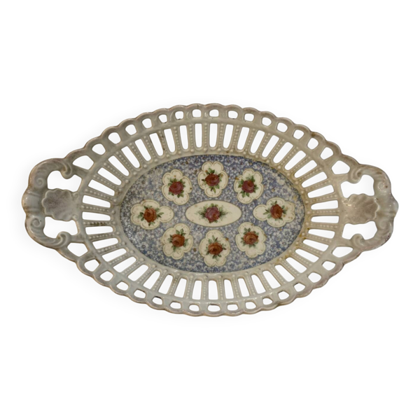 Corbeille porcelaine ajourée