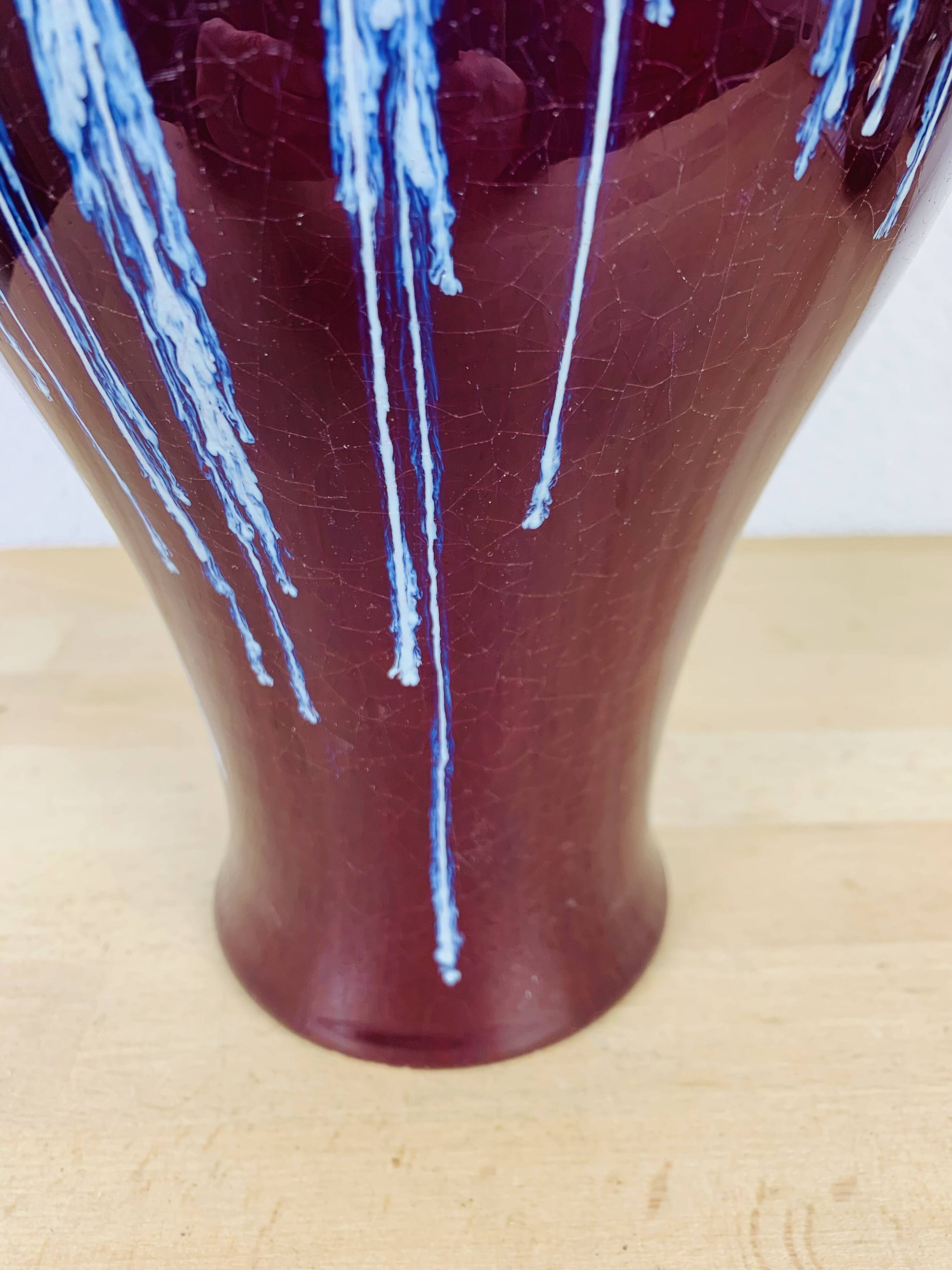 Chinese porcelain ox blood vase 29 cm