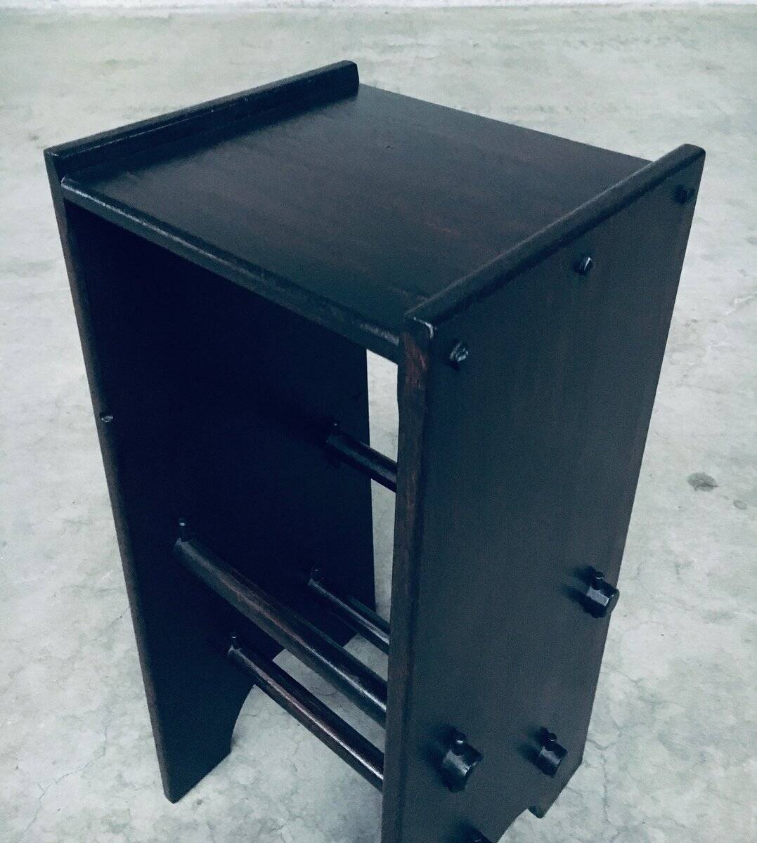 Arts and Crafts Handmade Bar Stools, France, 1920s, Set of 2