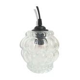 Luminaire suspension en verre ciselé