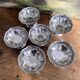Vintage stainless steel stemmed bowls