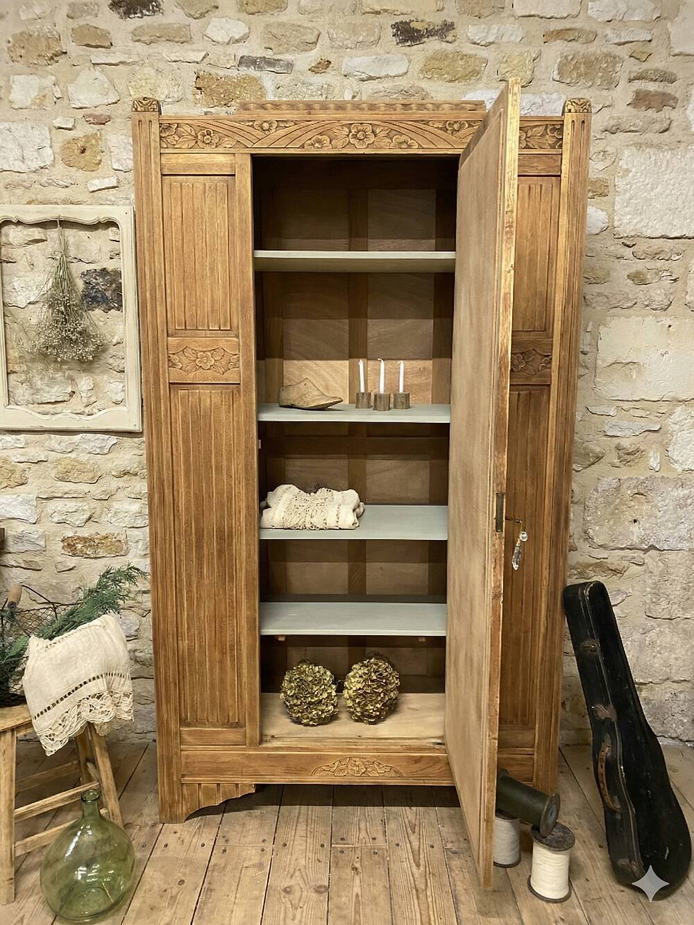 Large Art Deco wardrobe