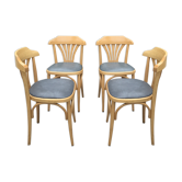 Set of 4 chairs of Bistro in 1990