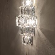 Kinkeldey glass wall lamp, Germany, 1970