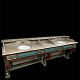 Antique hairdresser's-barber's furniture