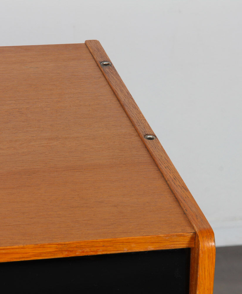 Vintage oak chest of drawers by Jiri Jiroutek, model U458, 1960s
