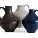 Set of Three Mid-Century Minimalist Vases by Fritz Van Daalen, Germany