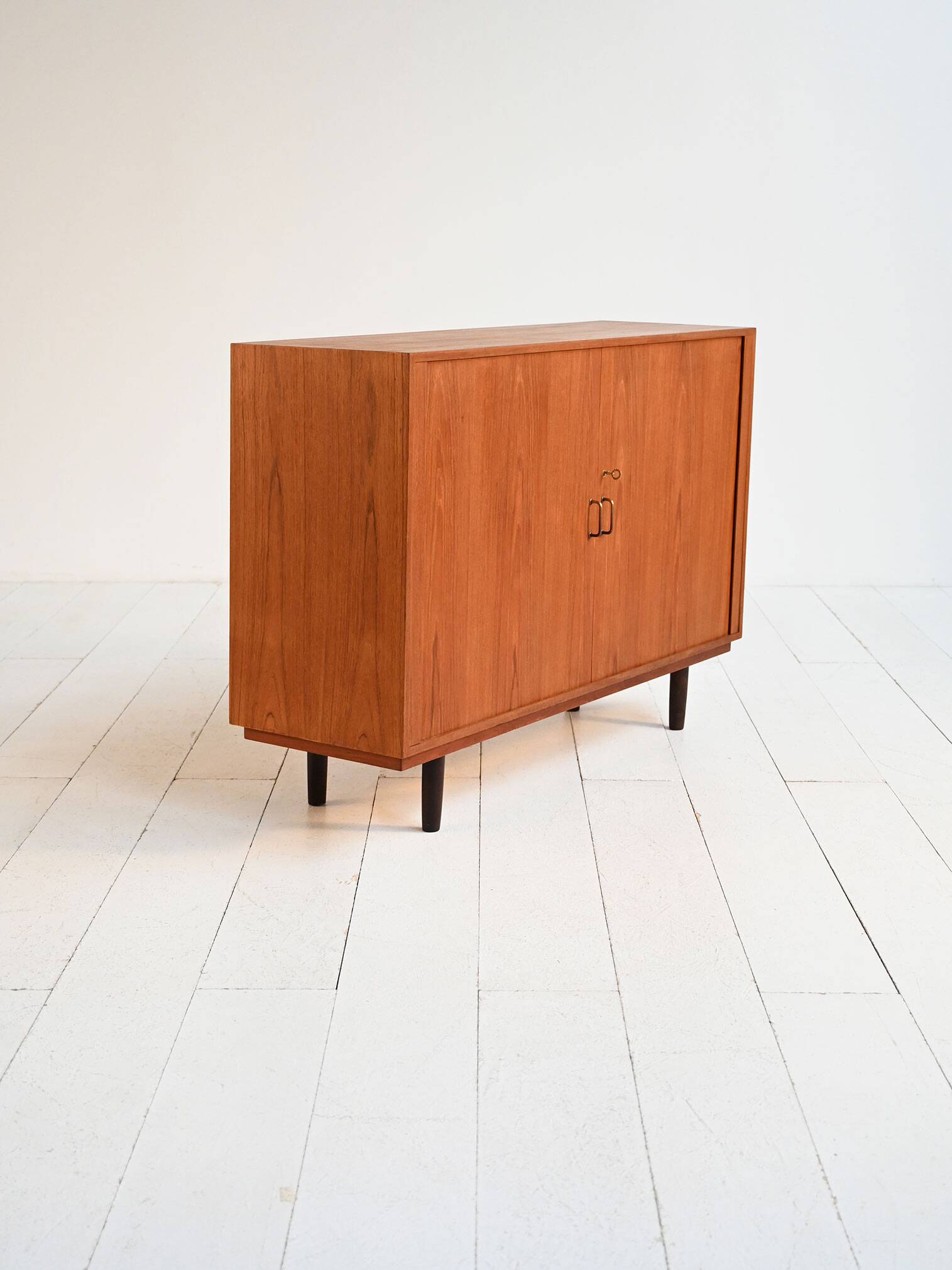 Scandinavian teak highboard 1950s
