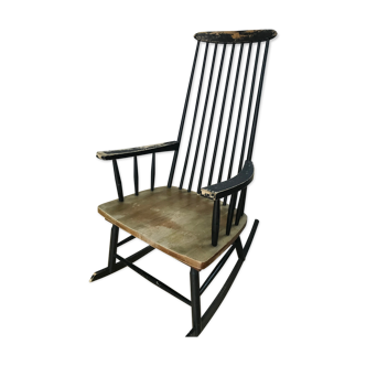 Rocking scandinavian chair 1960