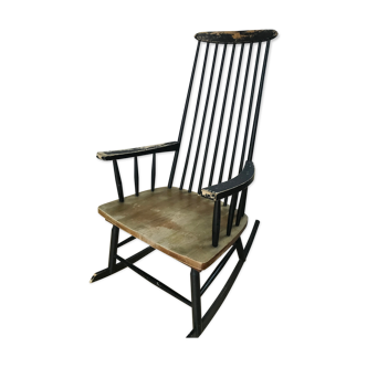 Rocking chair scandinave 1960