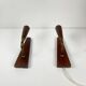 Pair of Danish wall lights in rosewood, 1960s/70s.