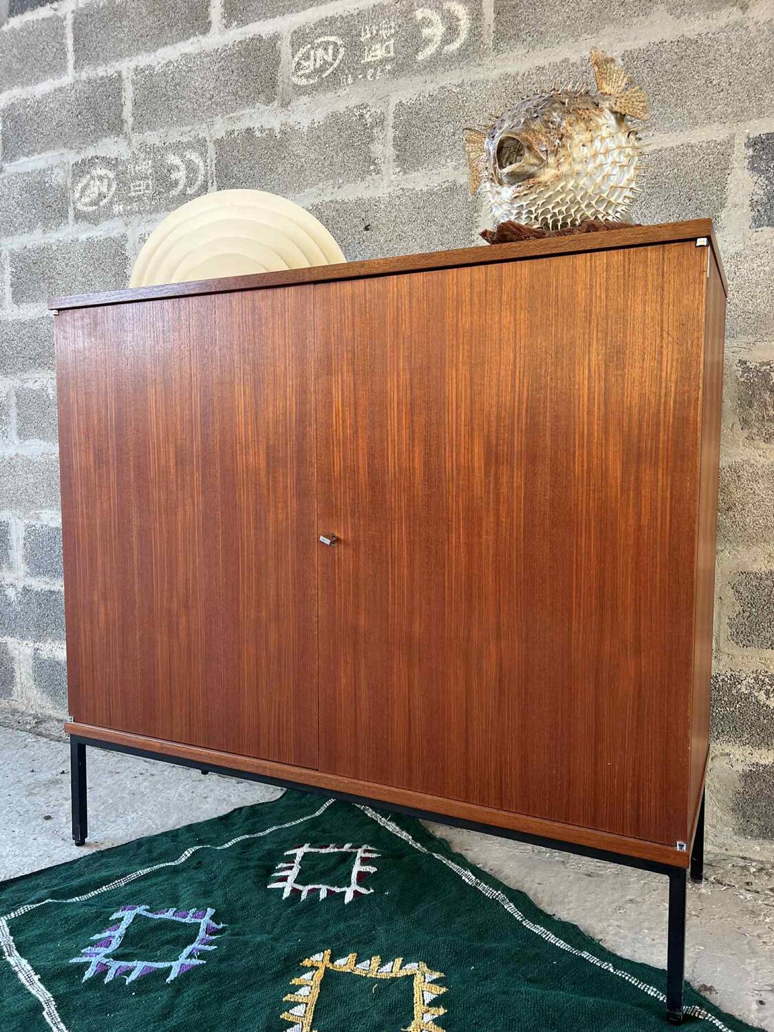 Antique teak furniture by Philippon & Lecocq by Degorre.