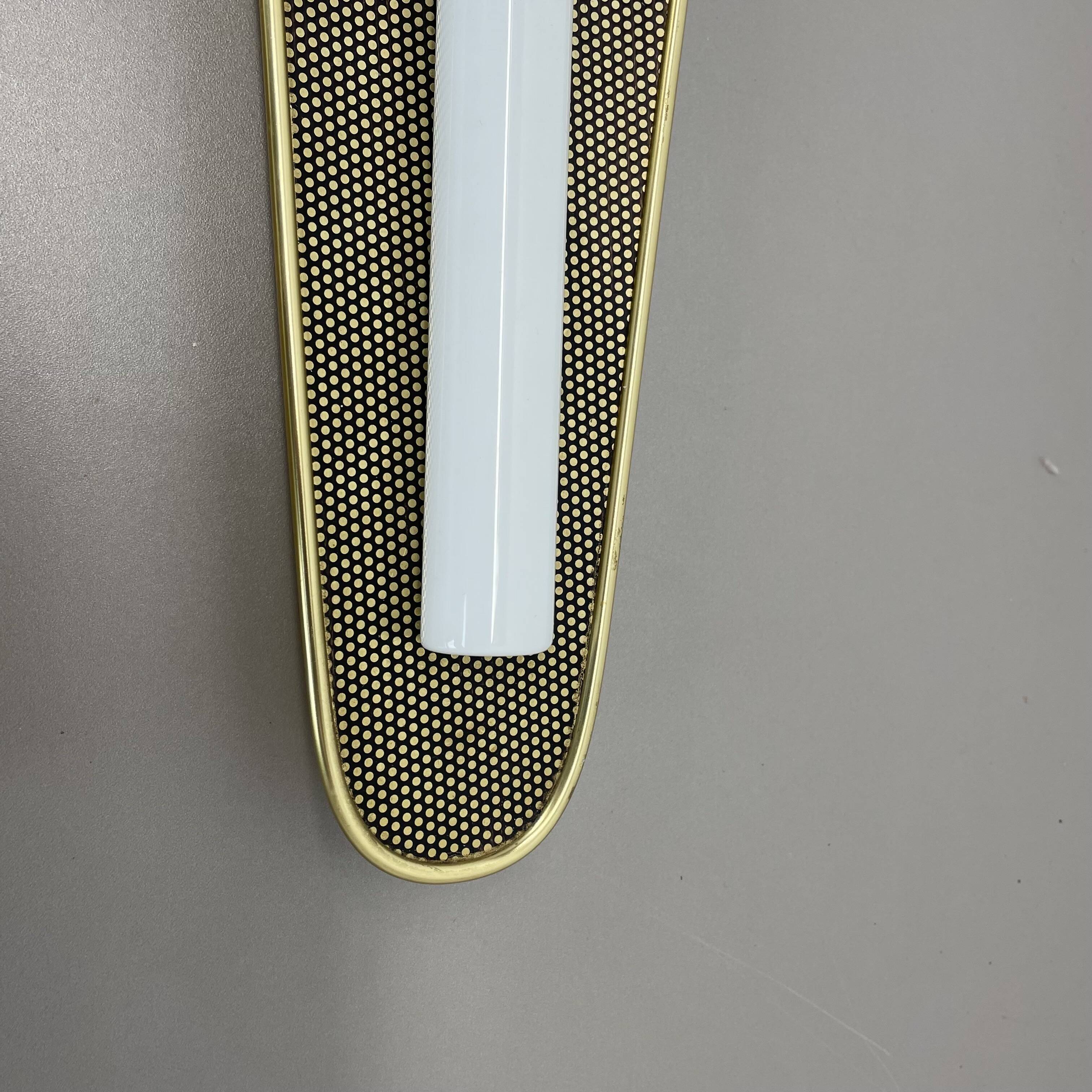 Set of 2 large 37 cm honeycomb theatre wall light elements, Germany, 1950