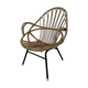 Chaise vintage en rotin par Dirk van Sliedregt Rohe Noordwolde 1960 aux Pays-Bas
