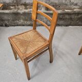 3 chaises style Pierre Cruège 1940 1950