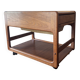 Teak multifunctional bar cart serving trolley, Denmark 1960s