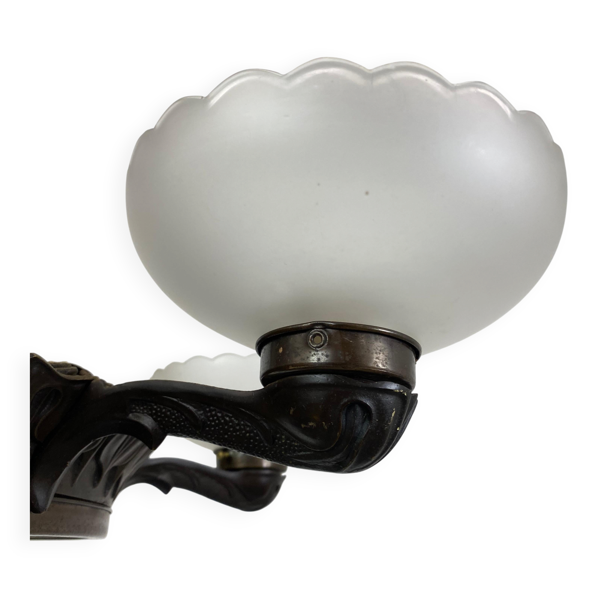 Bronze Secession chandelier