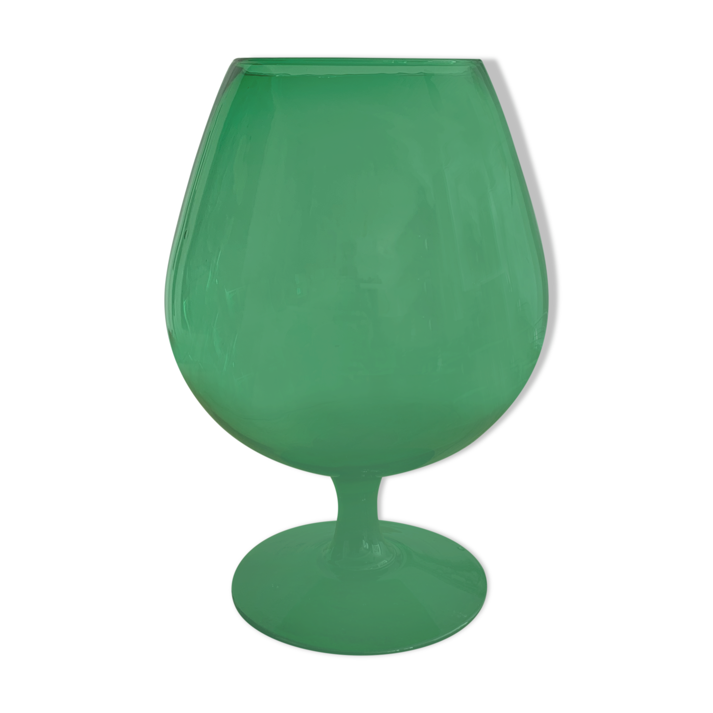 Vintage empoli glass vase