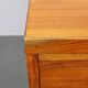 Mid-century Danish teak writing desk with brass details, 1960s