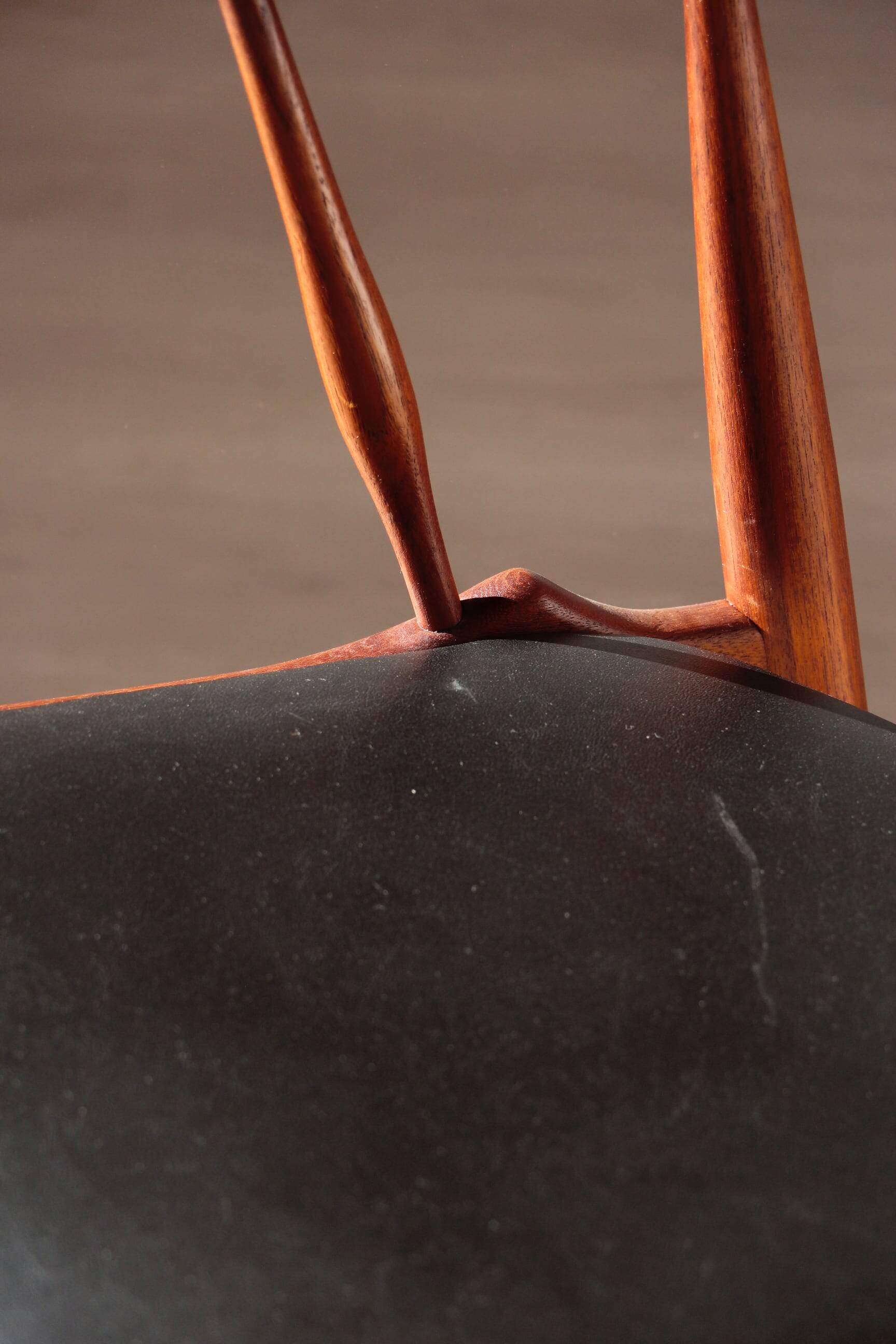 Set of 4 Johannes Andersen Scandinavian teak armchairs, 1960s
