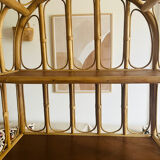 Rattan bookcase