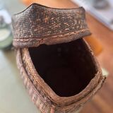 Ancien panier en rotin Laotien