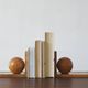 Mid-Century Modern Wooden  Bookends 1950s, Set of 2