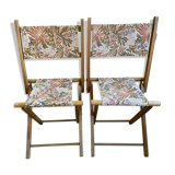 Pair of folding chairs