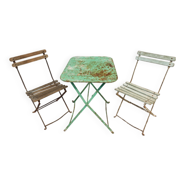 Ensemble de bistrot français ancien pour enfants