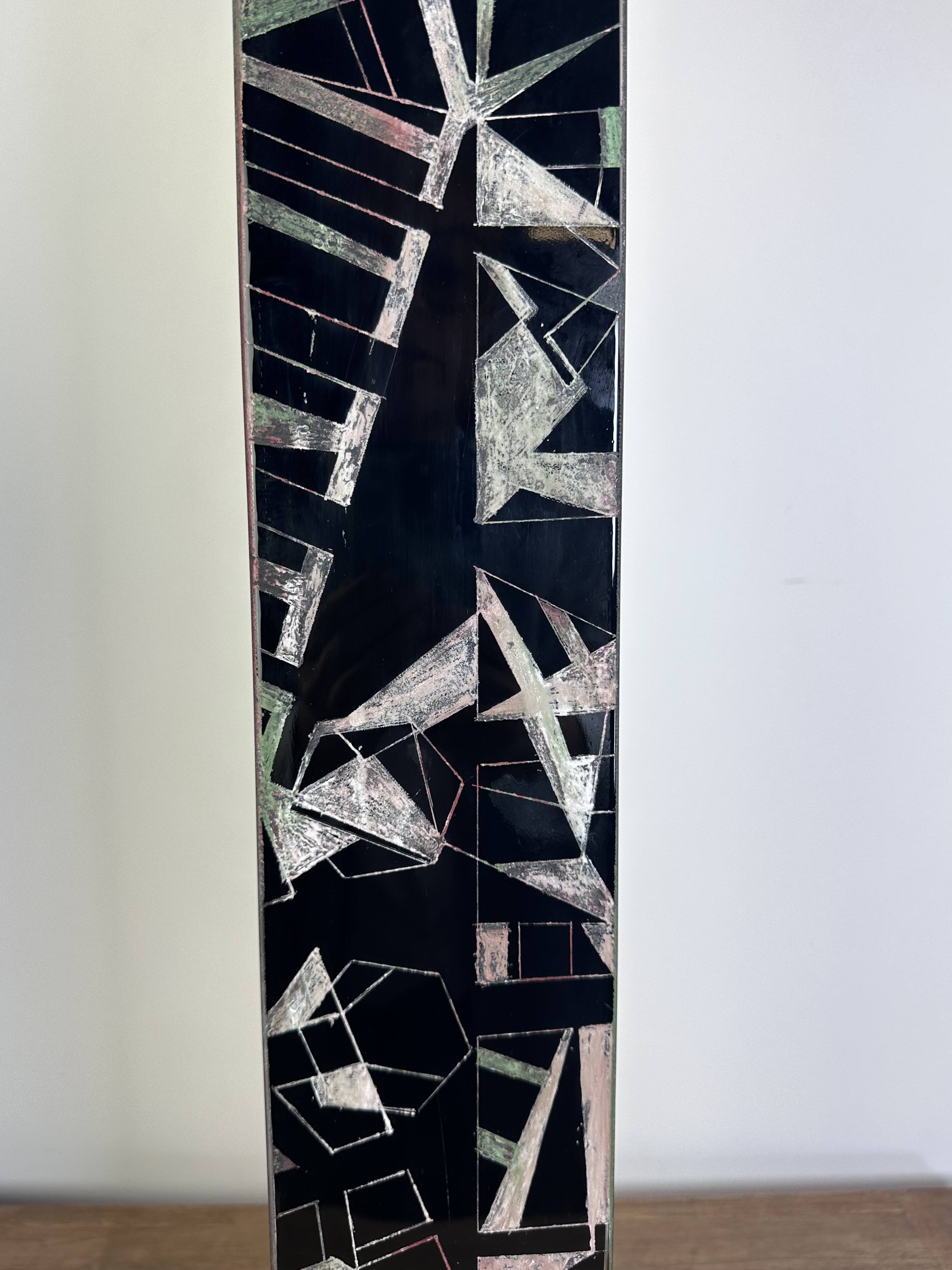 Anatole Riecke Cubist vase 1969 height 70cm