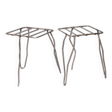 Structure en métal pour tabouret