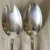 Silver salad servers