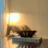 Geometric olive wood basket, France 1970