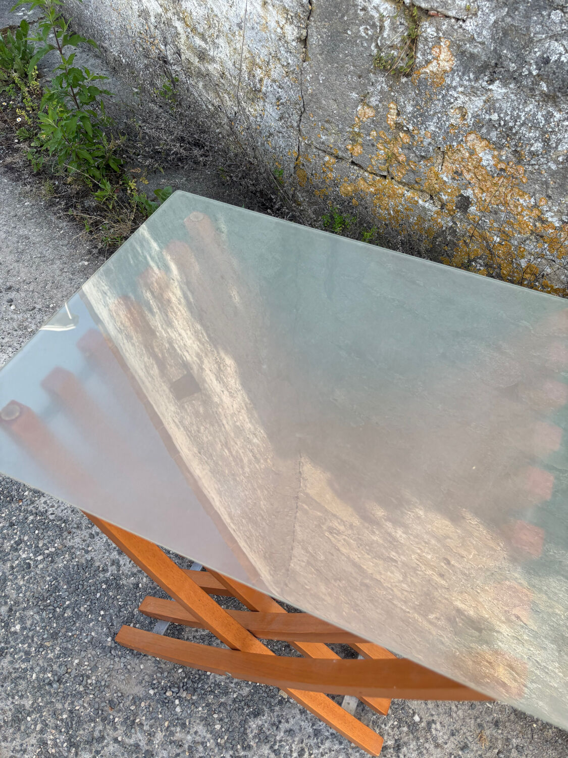 IKEA 90s side table / magazine rack in Ekeberg beech