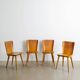 SWEDISH DINING CHAIRS IN PINE BY GÖRAN MALMVALL, 1940s