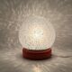 Murano glass space age orange lamp, 70s